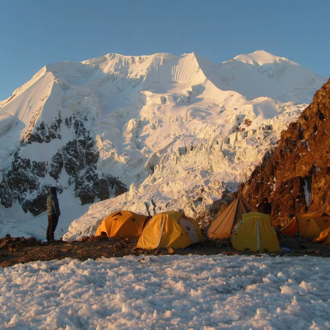 equeno Alpamayo, Huayna Potosi und Illimani (8)